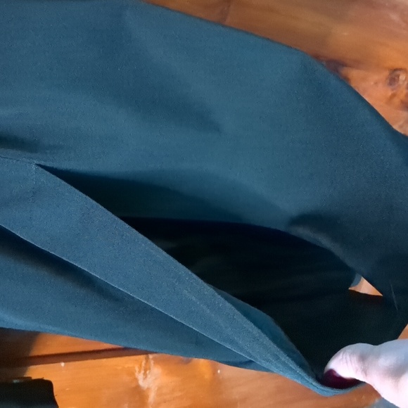 Y EXCHANGE* fully lined 4 button belted dbl pkt notch collar 3/4 trench coat - Picture 16 of 17